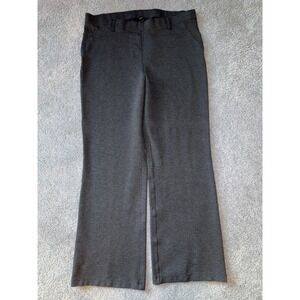 Quince Ultra-Stretch Ponte Wide Leg Pants Charcoal Heather Grey Womens XL